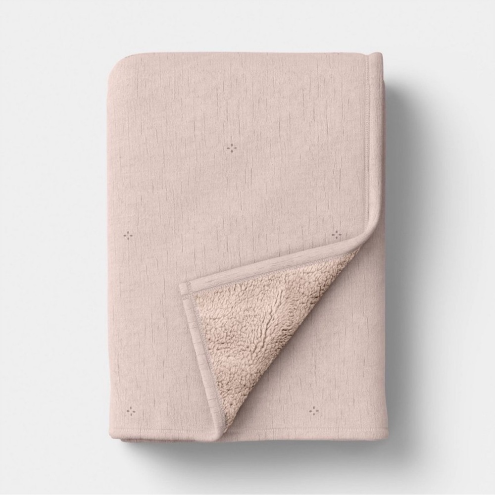 Threshold Blush Gauze Throw Reverse Blanket - Picture 4 of 9